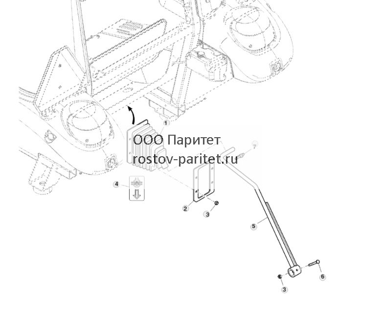 Управление блокировкой дифференциала, кабина - ST798563 291.jpg